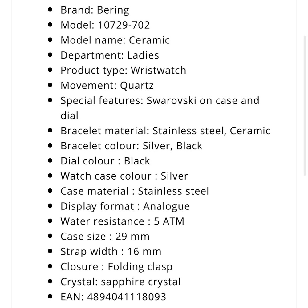 Bering Ceramic Watch - image 2